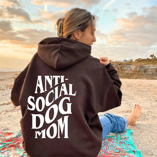 Anti Social Dog Mom Hoodie