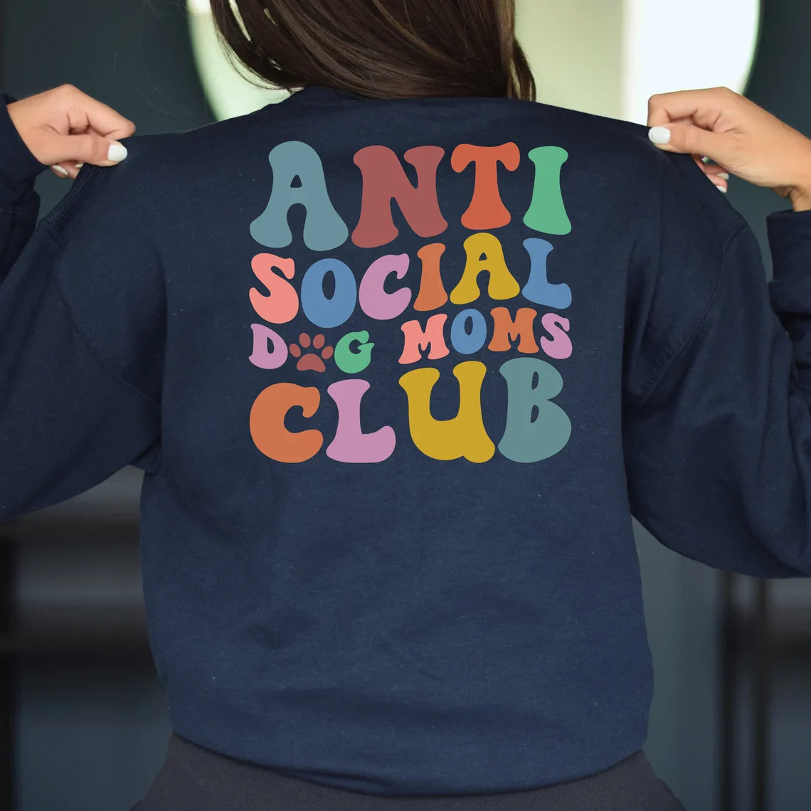 Anti Social Dog Mom Hoodie V2