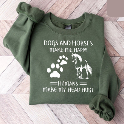 Dog's & Horses Sweater