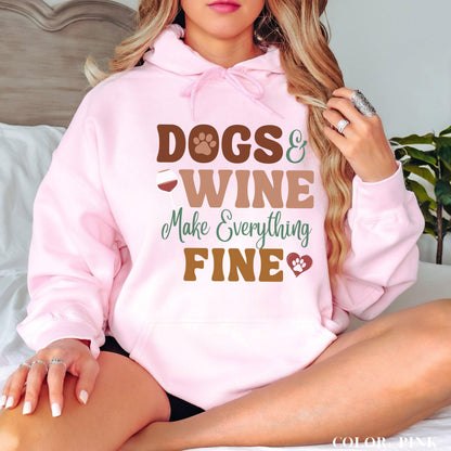 Dogs Wine Sweater