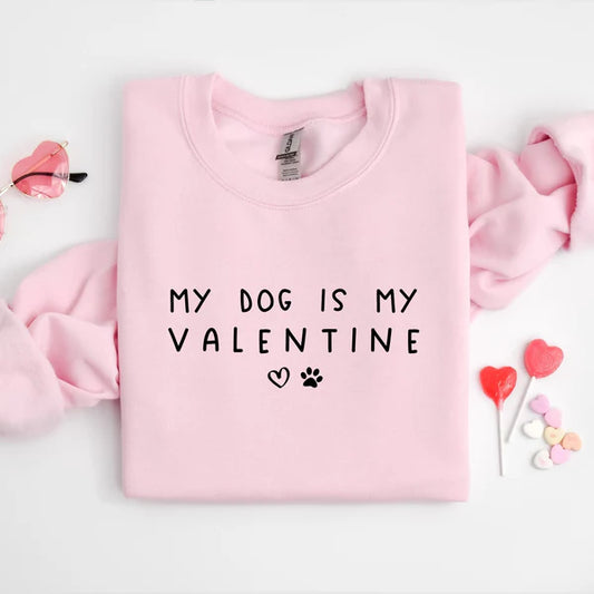 My Dog Is My Valentine Sweater V3